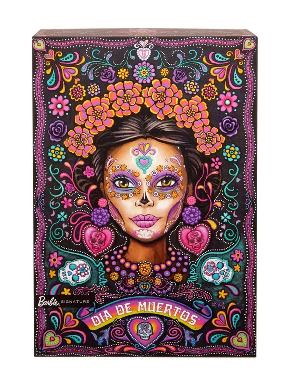 Барби Dia de Muertos HRM72, коллекционная кукла в стиле Дня мертвых