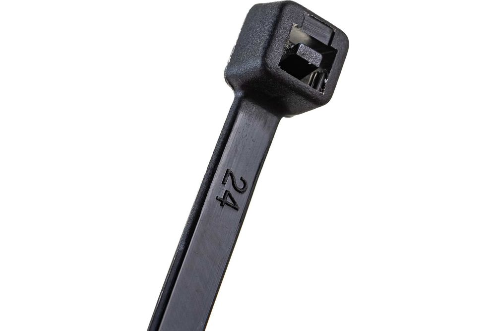 Хомут - стяжка, нейлон 2,5 х 100мм (набор 100 шт.) ЧЕРНЫЕ (1/50/500) "PARK"