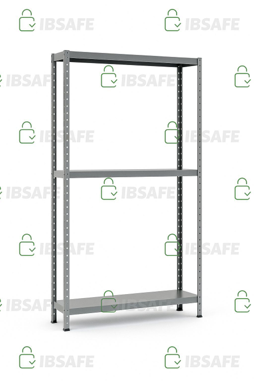 Стеллаж MS STRONG 1850х1200х400 (3 полки)