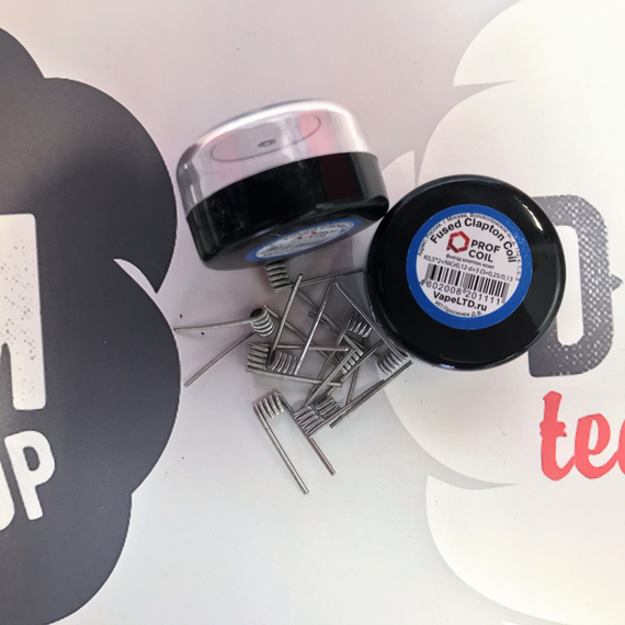 Спирали Prof Coil Fused Clapton K0,5*2+NiCr0,12 d=3 ?=0,25/0,13 (2шт)