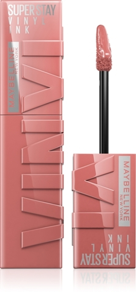 MAYBELLINE NEW YORK SuperStay Vinyl Ink - Долговременная помада в жидкой форме 100 CHARMED, 4 ml