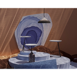 Столик кофейный Bergenson Bjorn Sustainable collection, 38 см, серый/черно-белый