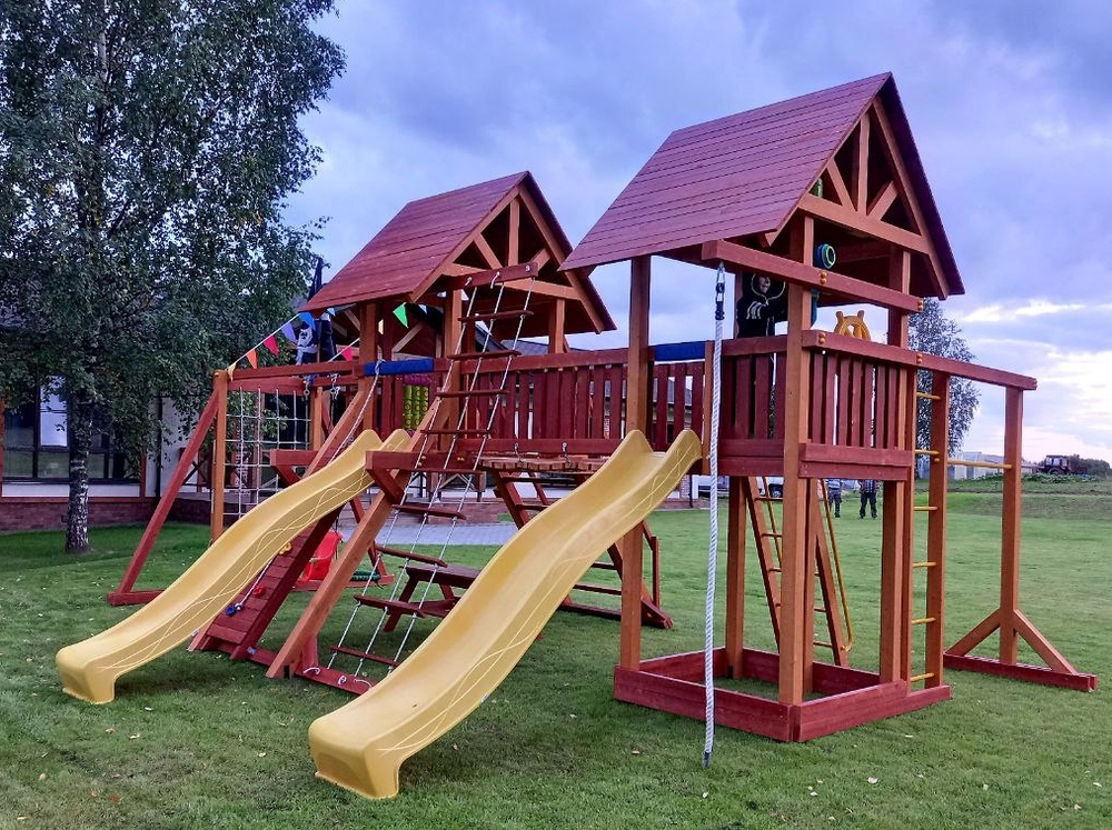 Деревянный игровой комплекс Савушка Lux - 9