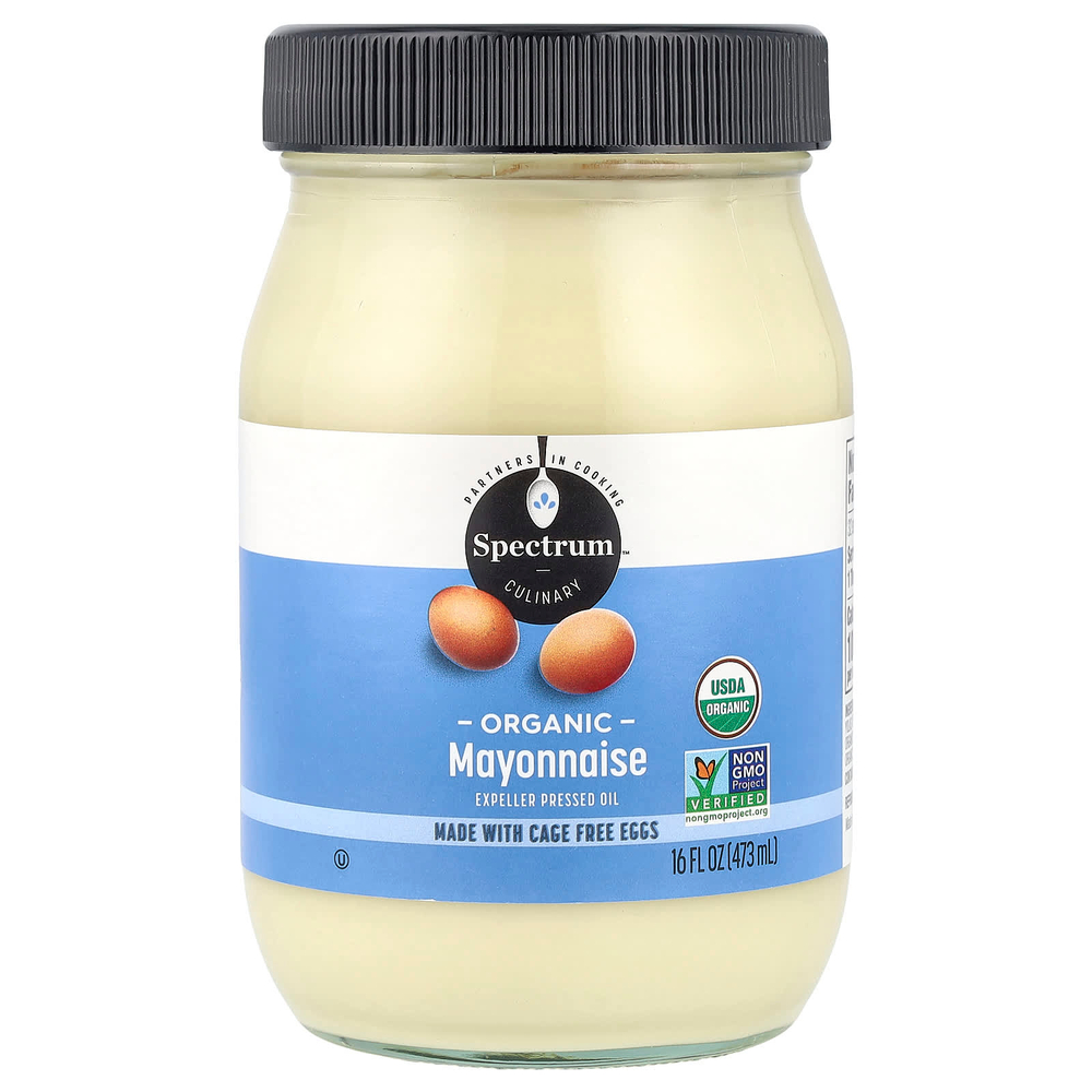 Spectrum Culinary, Органический майонез, 16 жидких унций (473 мл)