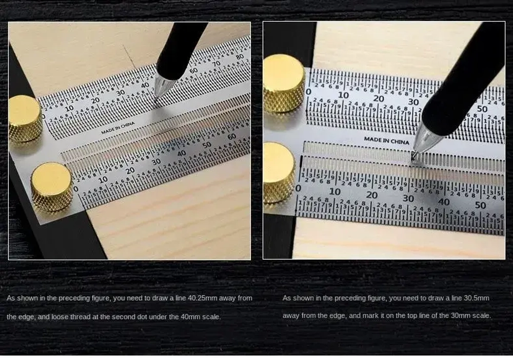 Линейка разметочная , 400 мм