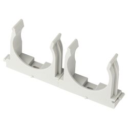 Крепеж-клипса ЭРА CLIP-40-G-MP для трубы прямой монтаж серая d40мм 25шт