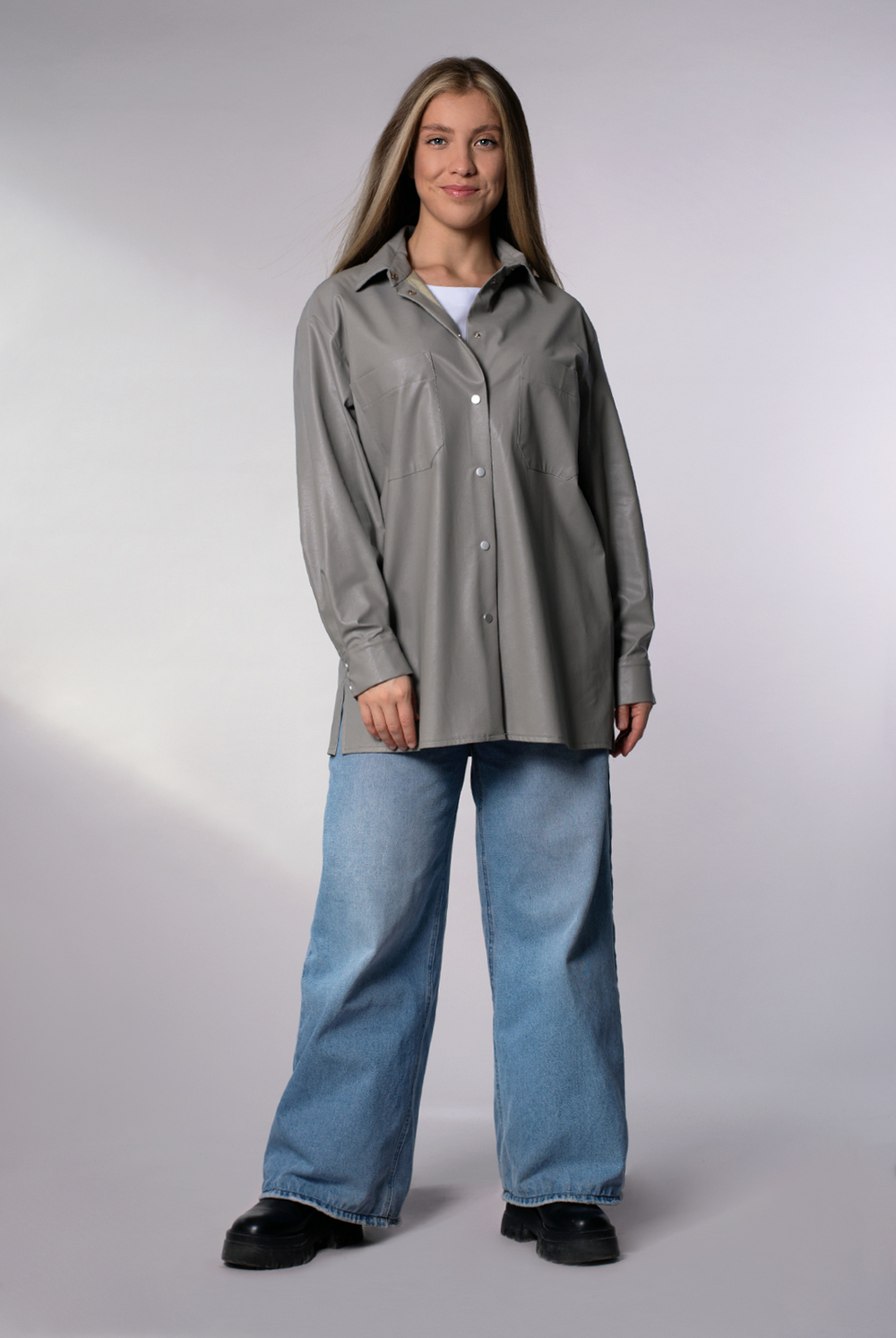 Блузка женская 3615зпа, серый #456Сер093615зпа