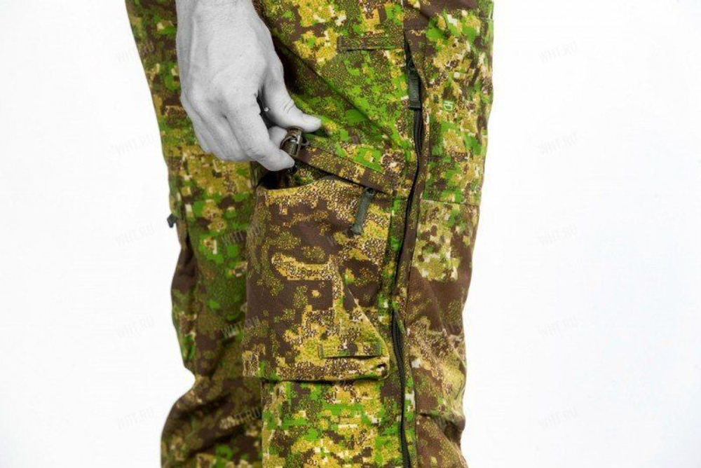 Брюки тактические снайперские UF PRO Silent Warrior, камуфляж GreenZone