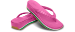 Сандалии Women’s Crocs Retro Flip Wedge Fuchsia / Kelly Green