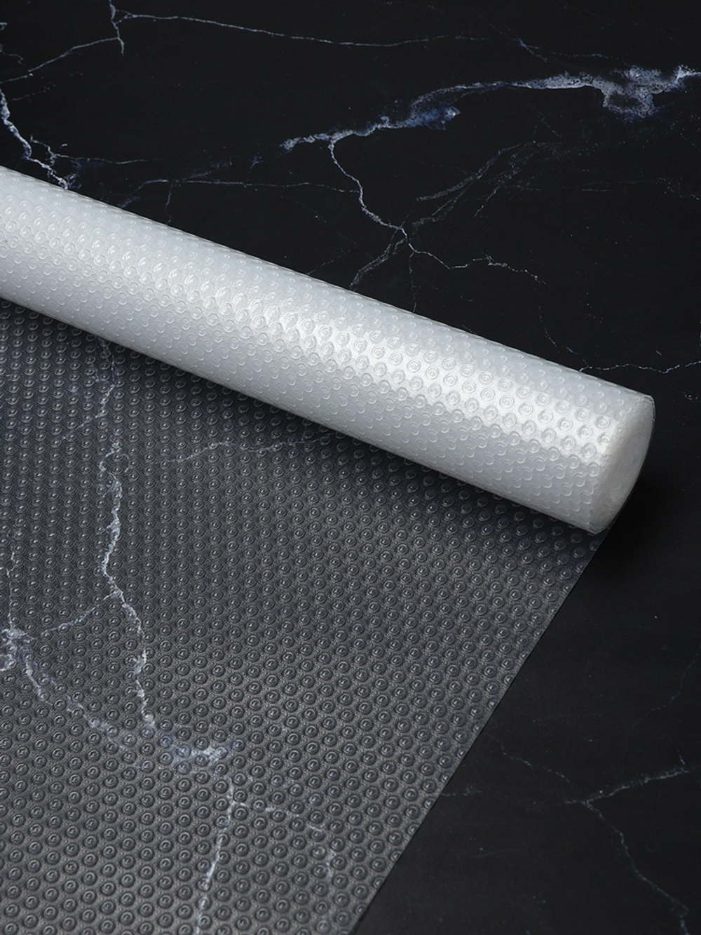 Коврик противоскользящий Доляна «Круги», 30×150 см, прозрачный