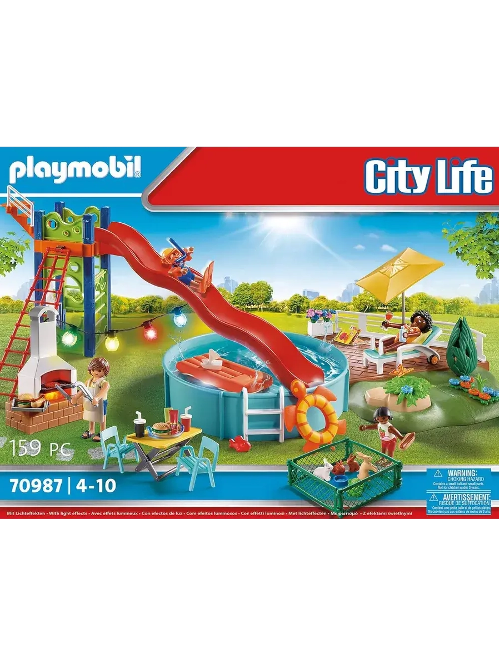 Вечеринка у бассейна Modern House Pool Party Playmobil 70987