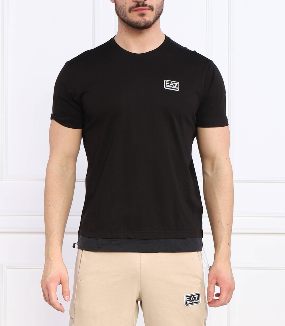 футболка EA7 - черный(3RPT18 PJ02Z)