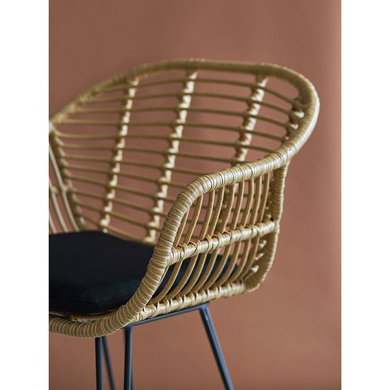 Стул полубарный vetle bent, ротанг