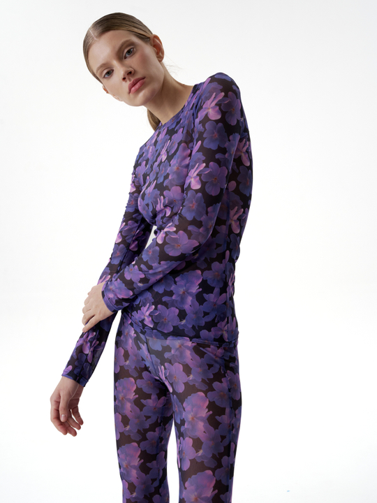 Лонгслив из сетки "Violet"