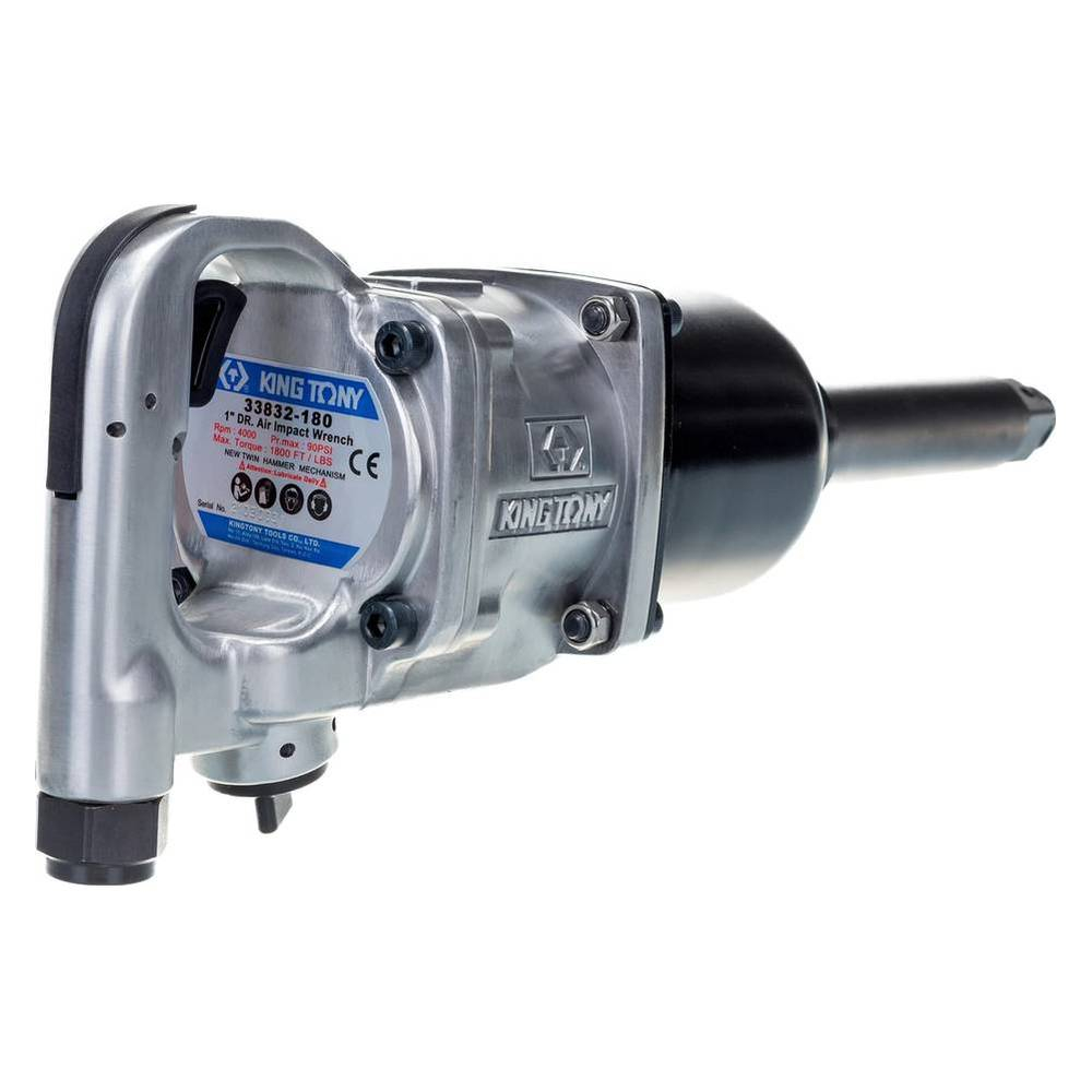 Гайковерт пневматический ударный 1", 2440 Нм, удлиненный, KING TONY