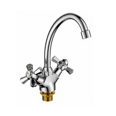 смеситель кухня LEDEME крест керамика с гайкой L4990