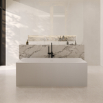 Ванна из искусственного камня ABBER Stein AS9603 белая матовая