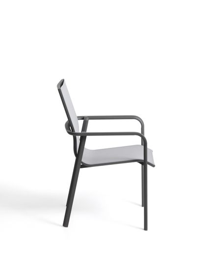 Уличный стул Canea из графитового алюминия