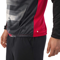 Мужская теннисная кофта Head Topspin Hoodie - черный/print Vision