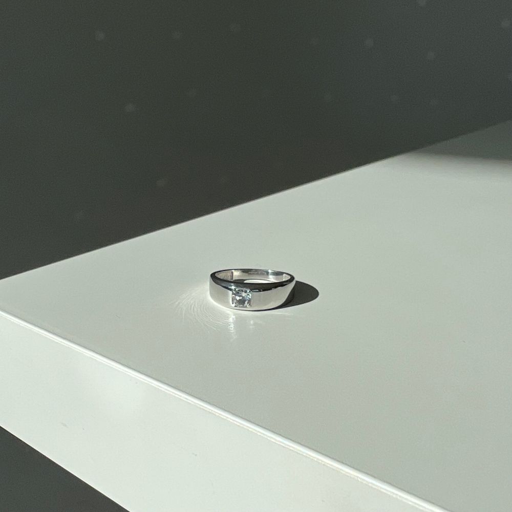 Кольцо Crystal Round с горным хрусталем