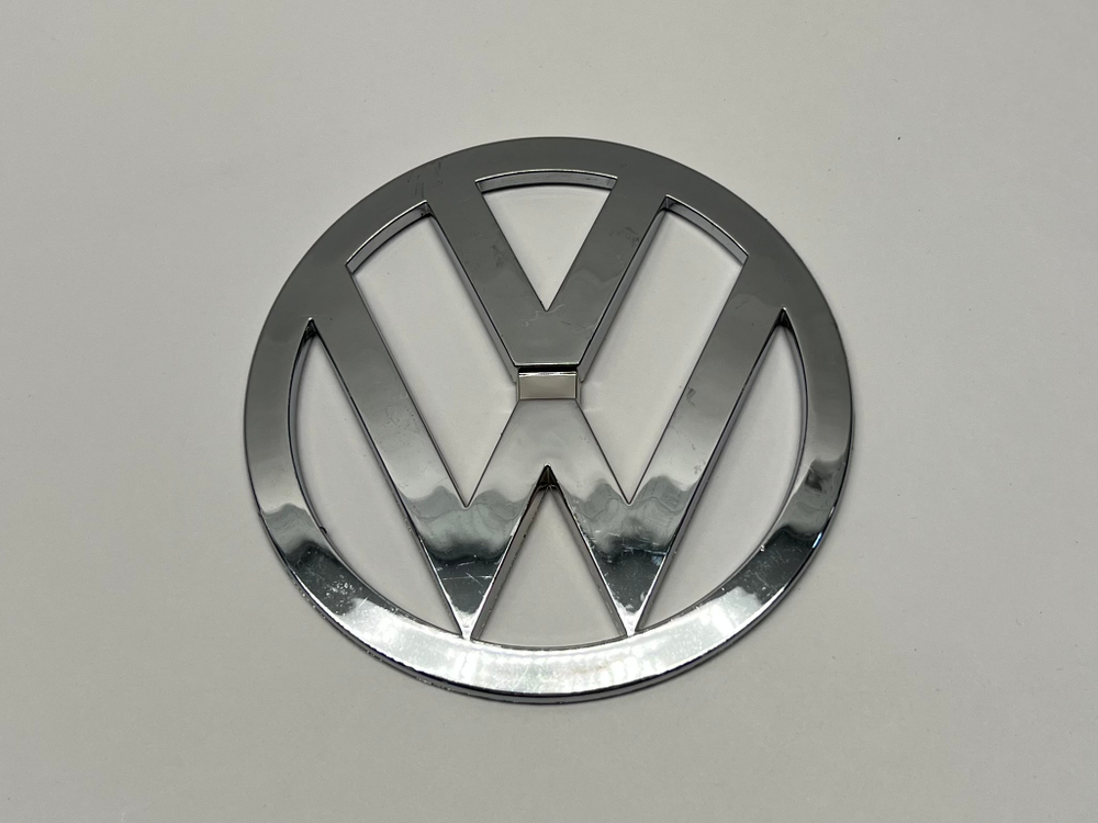 HH-144 / Логотип (шильдик, надпись, эмблема) "Volkswagen" 11см для крышки багажника / решетки радиатора / капота (1 шт.)