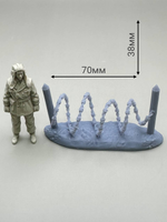 Колючая проволока для диорам и макетов, 1:35