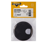 ЗАГЛУШКА КАБЕЛЬ-КАНАЛ ELEMENT ПЛАСТ/ЧЕРНЫЙ 1ШТ 131120