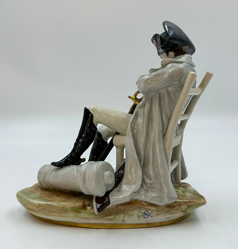 Император Наполеон. Шайбе-Альсбах (Scheibe-Alsbach). Середина ХХ века. Фарфор, подглазурная р