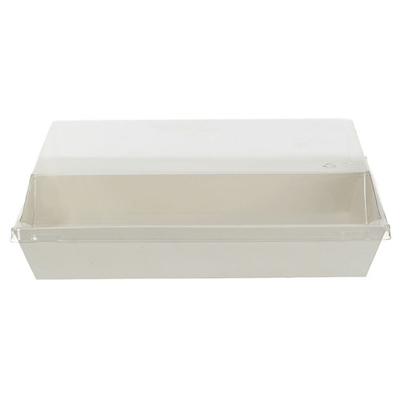 Контейнер бумажный Ant Box White с крышкой 800 мл 11-18 (110x180x68) 1/400
