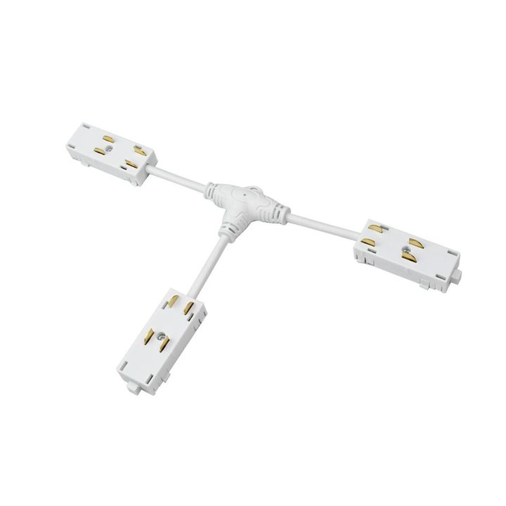 Коннектор Т-образный гибкий Denkirs Smart Hide TR2115-WH