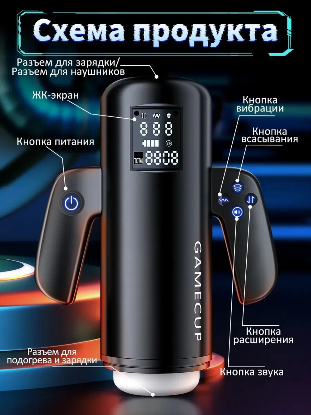 Мастурбатор автоматический секс игрушка