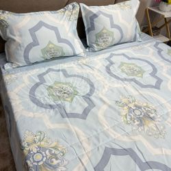 КПБ Кит С Одеялом МУН ШЕЛК 2сп АКЦИЯ !!! (от 10шт цена 5900тн)