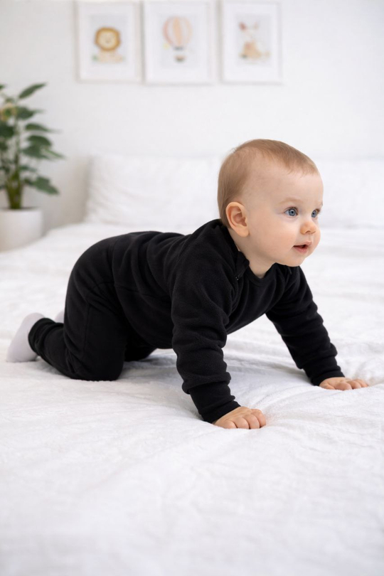 Флисовый комбинезон-трансформер RinaAmari Черный