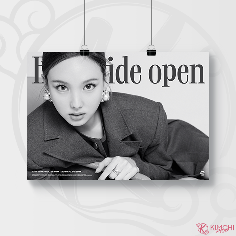 Постер А4 - TWICE - Eyes Wide Open