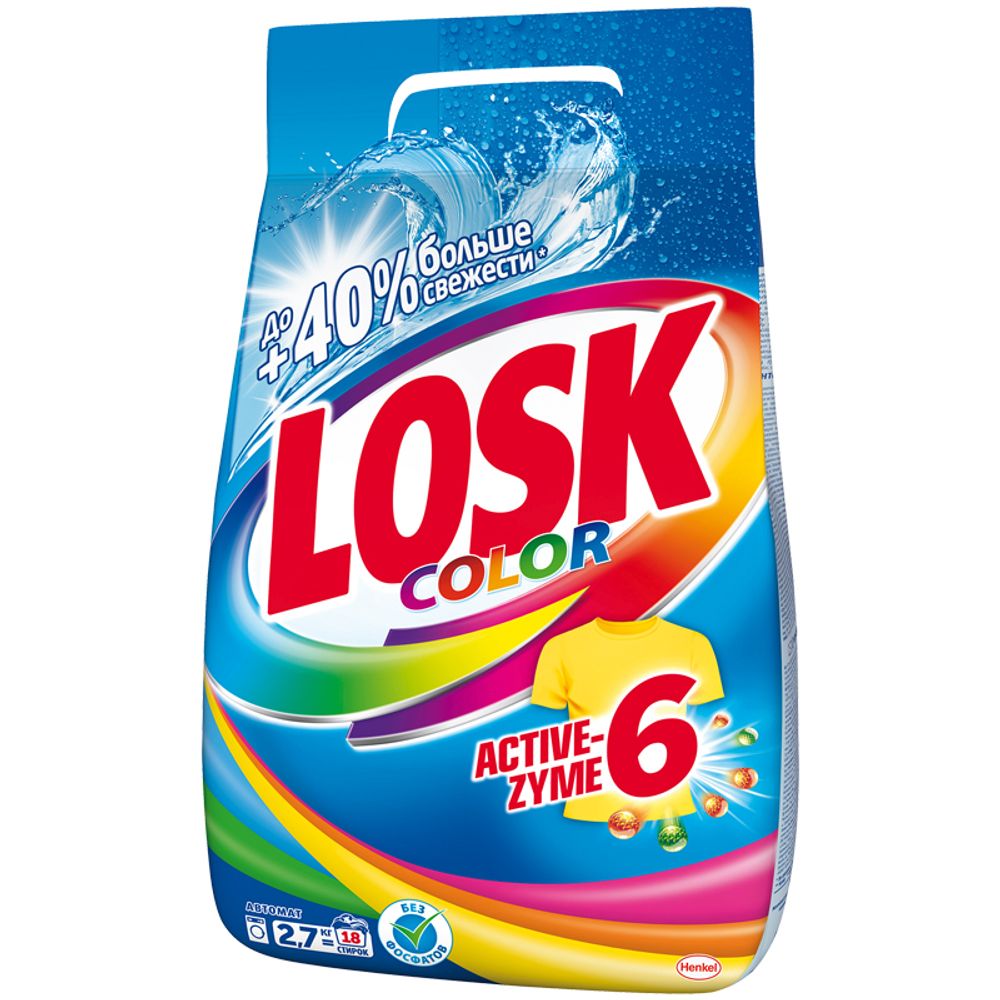 Стиральный порошок Losk Color, автомат, 2,7 кг