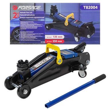 Домкрат подкатной гидравлический 2 т (h min - 135мм, h max - 350мм) Forsage F-T82004
