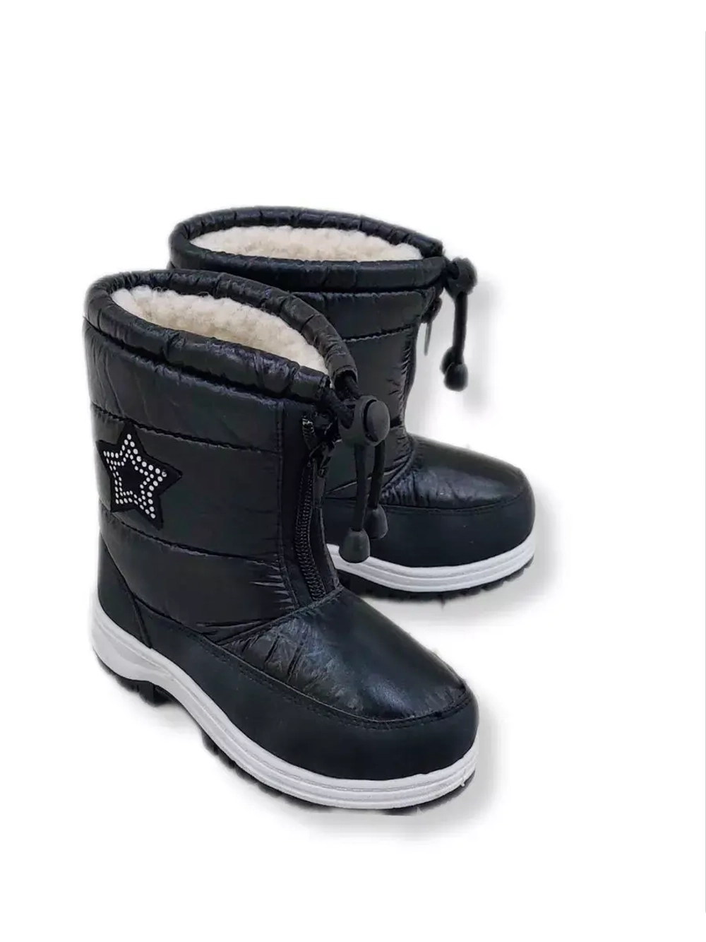 Сноубутсы детские демисезонные для мальчика