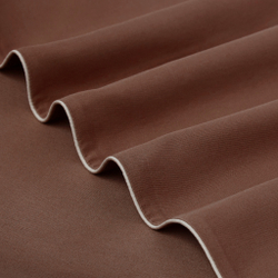 Постельное белье 2 спальное евро макси Сlaire&Caroll Lune коричневое с бежевым кантом