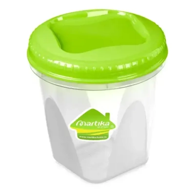 Банка с завинчивающейся крышкой Тондо 0,65л С285-01-КОЛ (комплект 20 шт)