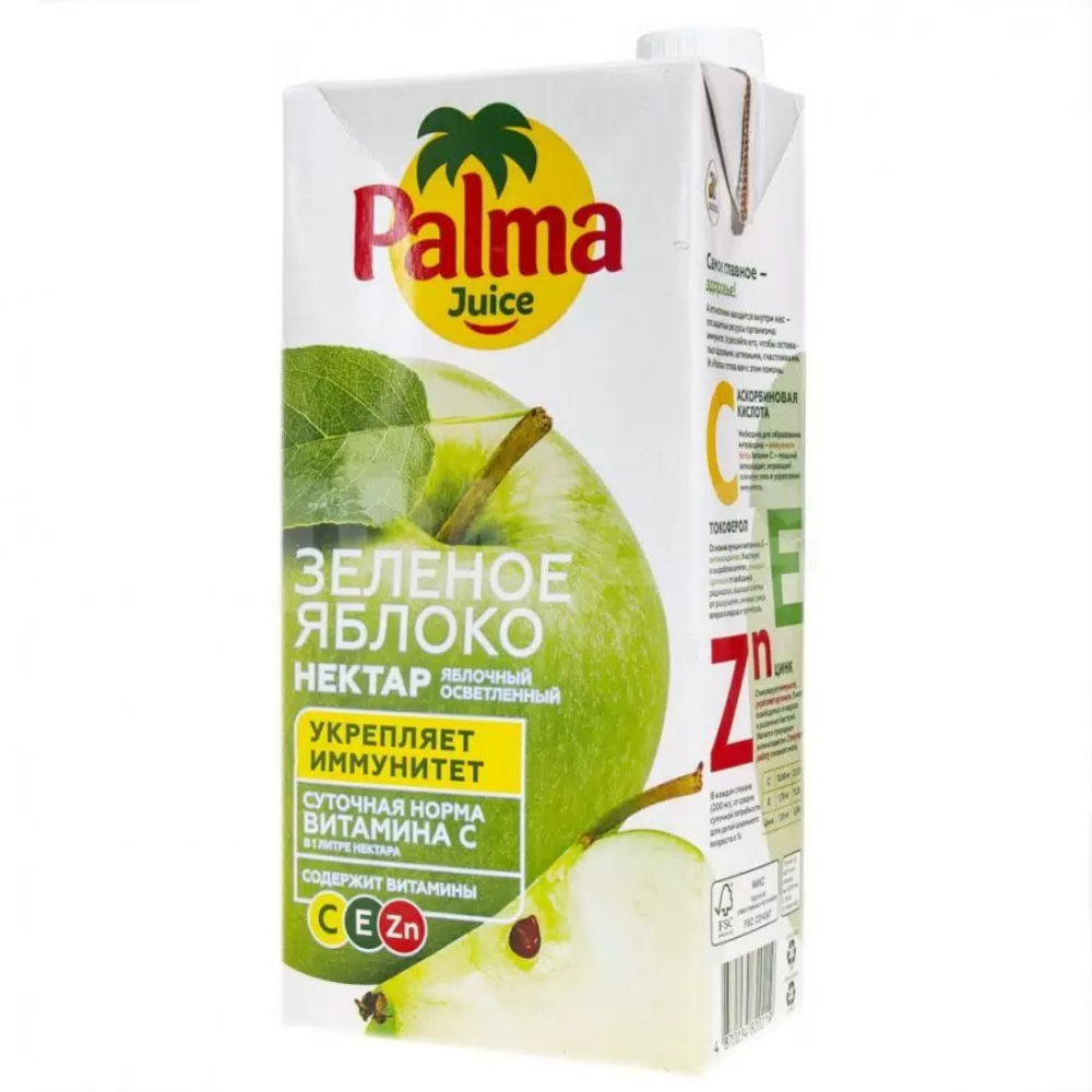 Сок Palma Juice Зеленое Яблоко 1,95 л