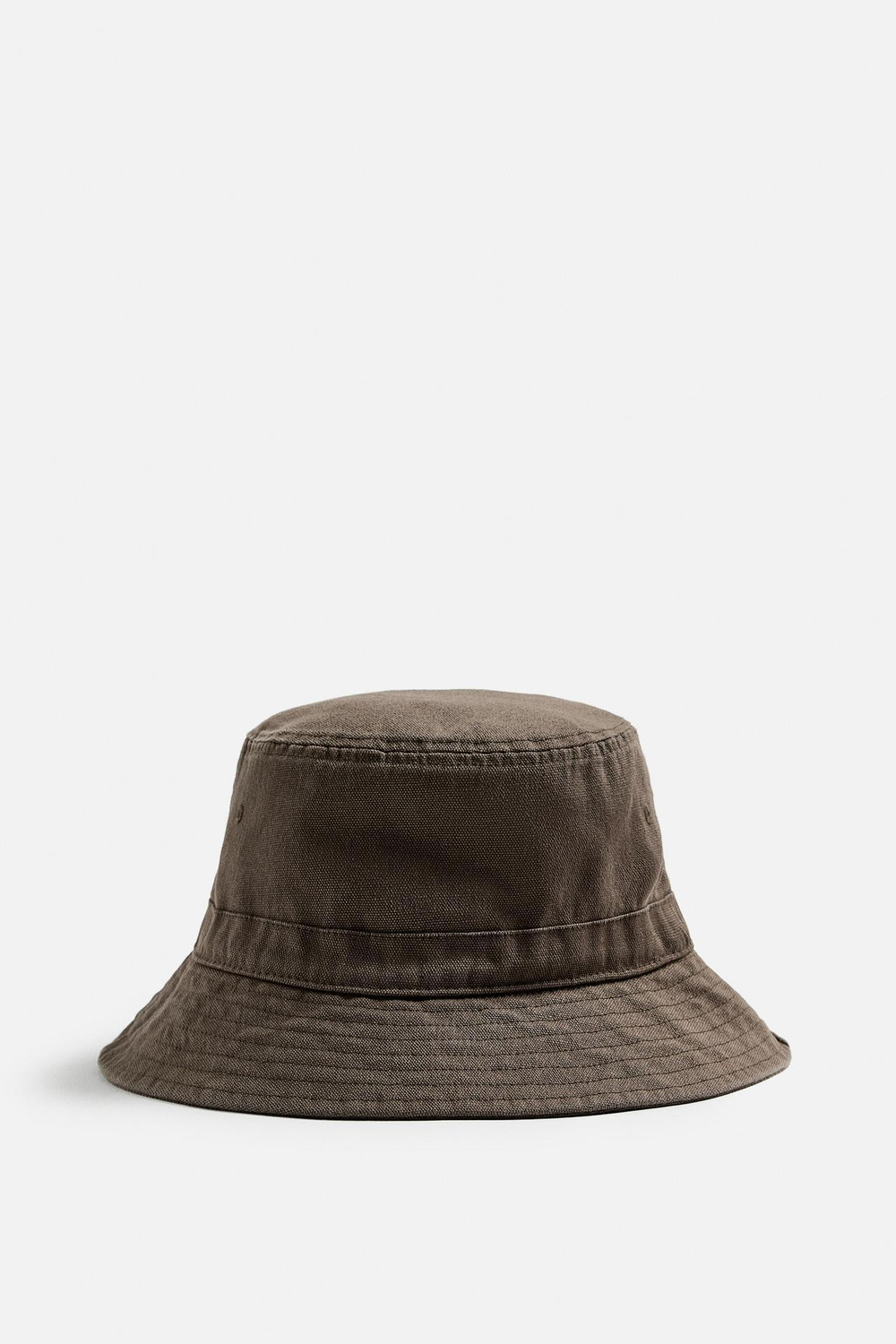 ZARA ПАНАМА С ЭФФЕКТОМ ПОТЕРТОСТИ, ТЕМНО-КОРИЧНЕВЫЙ