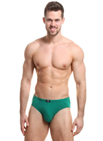 Хлопковые мужские трусы-слипы (Размер: L) (Цвет: серый)