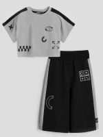 Костюм для девочки в садик, футболка и штаны