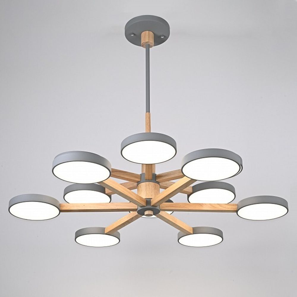 Люстра на штанге Imperiumloft TURNA Gray TURNA-DBL01