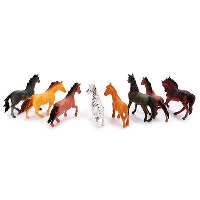 Набор лошадей 8шт, пакет M8-1
