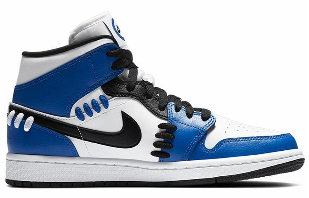 Кроссовки Jordan Air Jordan 1 Mid Se "Game Royal" (Женская размерная сетка)