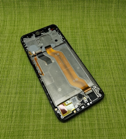 Honor 50 Lite (NTN-LX1) / Huawei nova 8i (NEN-LX1) - Дисплейный модуль в сборе с тачскрином + сканер отпечатка пальцев + динамик + вибро + шлейф межплатный (в рамке) (ORIG-SP)