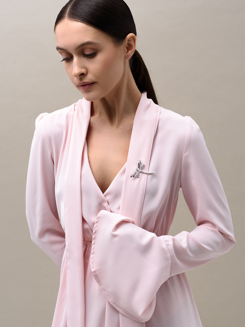 Брошь "Dragonfly" Silver