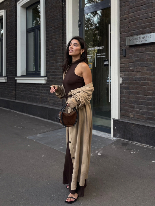 Кардиган длинный