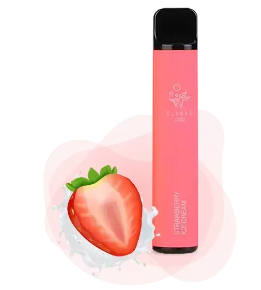 Elf Bar - Strawberry Ice Cream (1500, 5% nic)